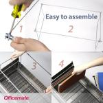 Adjustable Hanging File Frame Set - Silver