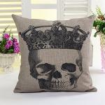 Colorful Skull Throw Pillow Covers - Set of 5