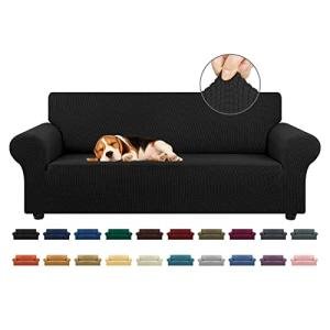 Pet-Friendly Stretch Sofa Cover for 3-Cushion Couch