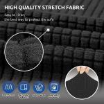 Pet-Friendly Stretch Sofa Cover for 3-Cushion Couch