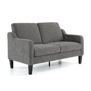 VINGLI 53" Light Grey Mid-Century Loveseat Sofa