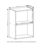 Furinno Luder 2-Tier Blackwood Bookcase