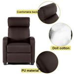 Leather Recliner Chair for Home Theater Lounge