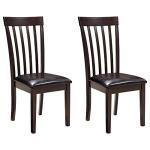 Hammis Rake Back Dining Room Chairs, Set of 2