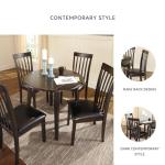 Hammis Rake Back Dining Room Chairs, Set of 2