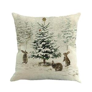 Christmas Decorative Throw Pillow Covers - 18x18 Inches