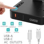 Modern LED Desk Lamp with USB Ports and Touch Control