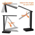 Modern LED Desk Lamp with USB Ports and Touch Control