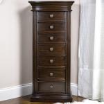 Lawson Jewelry Armoire with Mirror and Drawers