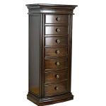 Lawson Jewelry Armoire with Mirror and Drawers