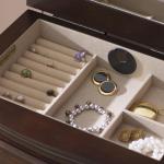 Lawson Jewelry Armoire with Mirror and Drawers
