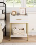 Masupu Nightstand with Charging Station and Storage