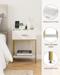Masupu Nightstand with Charging Station and Storage