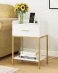 Masupu Nightstand with Charging Station and Storage