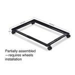 Staples Adjustable Black File Cabinet Caddy