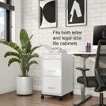 Staples Adjustable Black File Cabinet Caddy