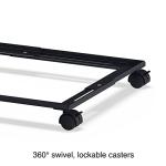 Staples Adjustable Black File Cabinet Caddy