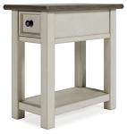 Bolanburg Farmhouse Chair Side Table, Light Brown