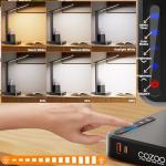 COZOO LED Desk Lamp with USB Ports and Holders