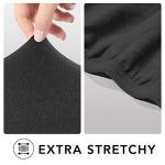 Super Stretch Dark Gray Sofa Slipcover with Pocket