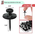 Double Headed Picture Hanging Nails - 50 Pack