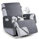 Waterproof Recliner Chair Cover for Pets - Dark Gray
