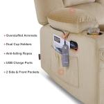 MCombo 55.9" Electric Loveseat Recliner with USB