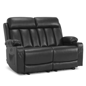 MCombo 61" Electric Reclining Loveseat with USB Charge