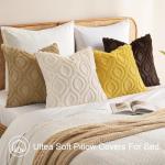 Cozy Beige Faux Fur Cushion Covers - 45x45 cm