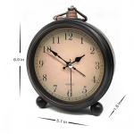 Retro Silent Alarm Clock with Night Light