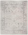Ivory & Silver Distressed Area Rug 8' x 10