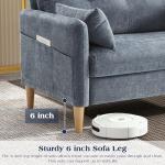 Hanherry 47” Chenille Loveseat Sofa for Small Spaces