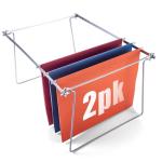 Adjustable Hanging File Frame Set - Silver