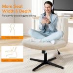 DUMOS Wide Comfy Adjustable Office Chair