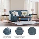 Cashton Casual Blue Sofa for Living Room