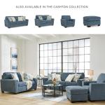 Cashton Casual Blue Sofa for Living Room