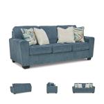 Cashton Casual Blue Sofa for Living Room