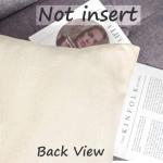 Teal Blue Hand-Painted Lumbar Throw Pillow