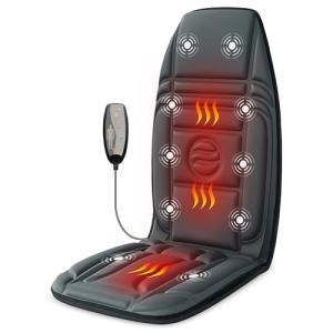 Vibration Back Massager Pad with Heat & Motors