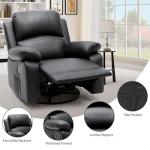 Oversized Heat and Massage Rocker Recliner Chair