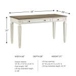 Realyn French Country Lift Top Desk with USB