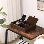 Mens Faux Leather Valet Tray and Organizer