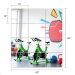 14" x 12" Frameless Wall Mirror Tiles Set