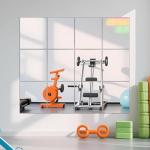 14" x 12" Frameless Wall Mirror Tiles Set