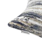 Navy Blue Striped Throw Pillow Covers – Set of 2
