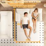 Beige 3-in-1 Convertible Futon Sofa Bed