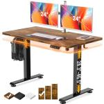 Veken Electric Height Adjustable Standing Desk, 47.2