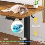 Veken Electric Height Adjustable Standing Desk, 47.2