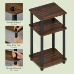 3-Tier Turn-N-Tube End Table Set, Columbia Walnut