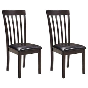 Hammis Rake Back Dining Room Chairs, Set of 2